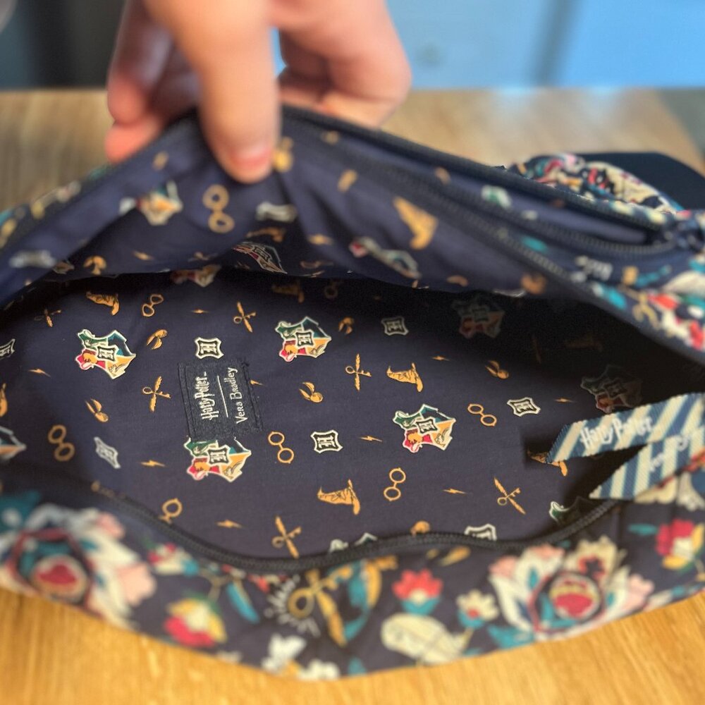 Vera Bradley Home to Hogwarts Harry Potter Sling Backpack - Picture 3 of 8